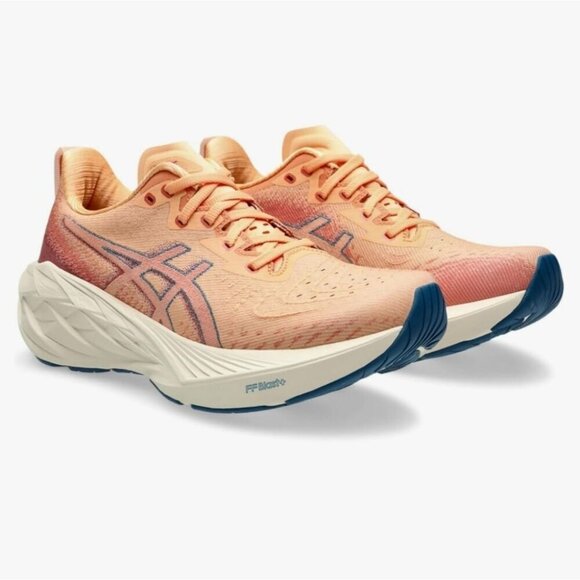 ASICS | Women's NOVABLAST 4 Running Shoes Sneakers Faded Orange Sz 6 - Picture 1 of 7